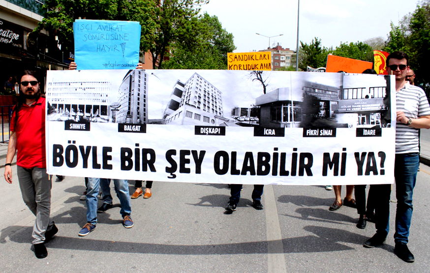 Avukatlar Ankara’da 1 Mayıs alanındaydı